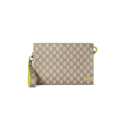 GUCCI BI-COLOR SMALL POUCH 768255FACQC9742 (23*18*6cm)